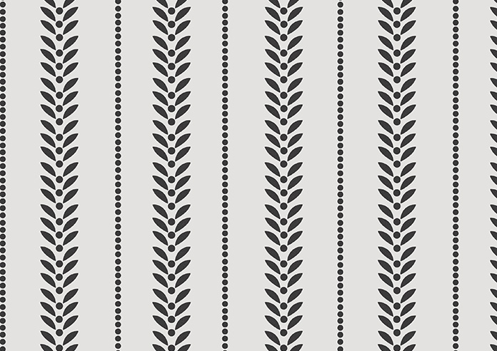 Laurel Stripe, Charcoal - Roman Blind - Image 7